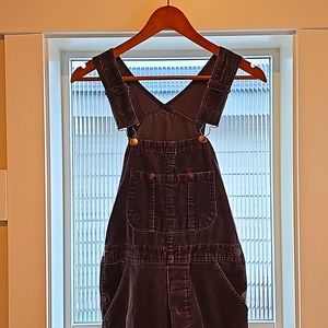 Dickies corduroy overalls 31x31. 84% cotton/16% polyester.